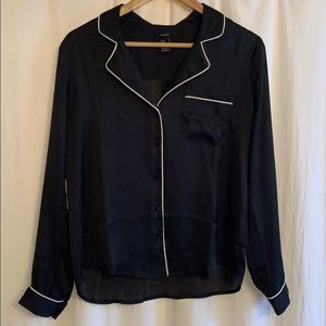 Forever 21 pajama style blouse